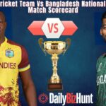 West Indies Cricket Team Vs Bangladesh National Cricket Team Match Scorecard