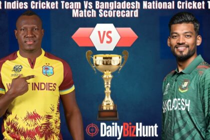 West Indies Cricket Team Vs Bangladesh National Cricket Team Match Scorecard